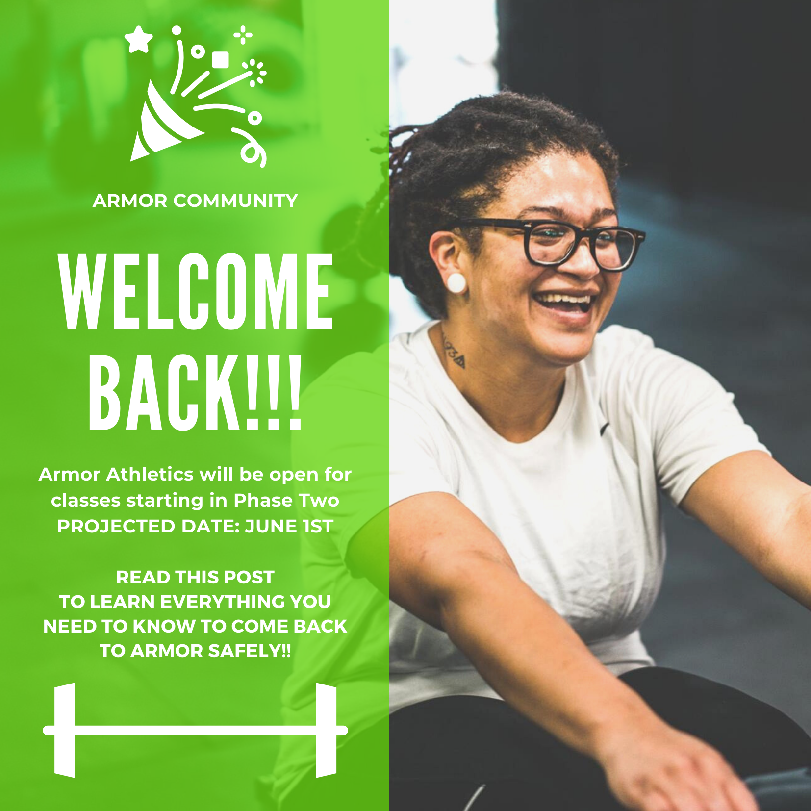 welcome back, covid, closure, gym, tacoma, armor athletics, rowing